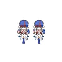 Earrings Ayala Bar Woman Ocean Edge in Metal Alloy Cristallo R2319